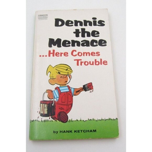 Vintage Dennis the Menace Here Comes Trouble Paperback Book - Picture 1 of 6
